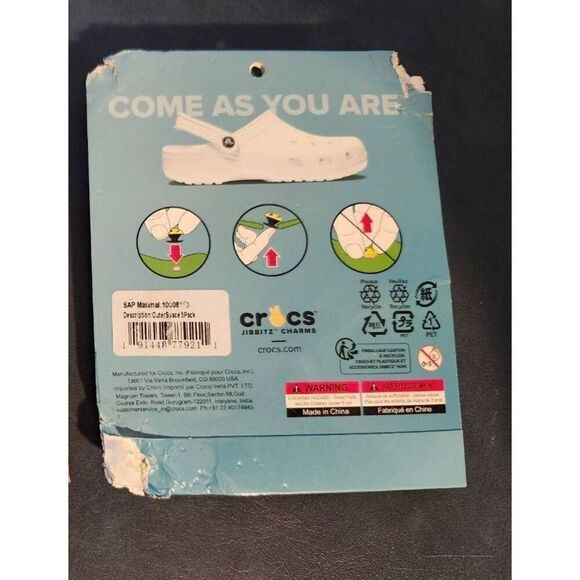 Jibbitz Crocs Korea Outer Space Universe 4 Pack Unique Shoe Charms  Blinking! Pa - Picture 2 of 2